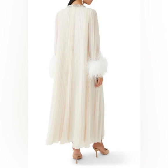 Self Portrait crystal pleated chiffon gown 0 - Picture 4 of 6